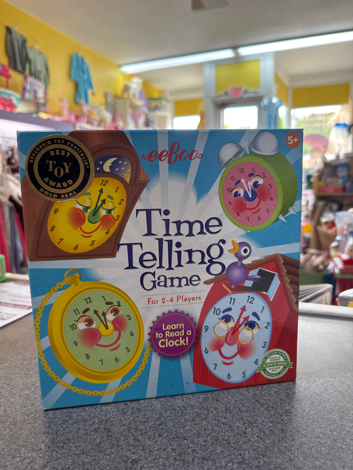 eeBoo Time Telling Game