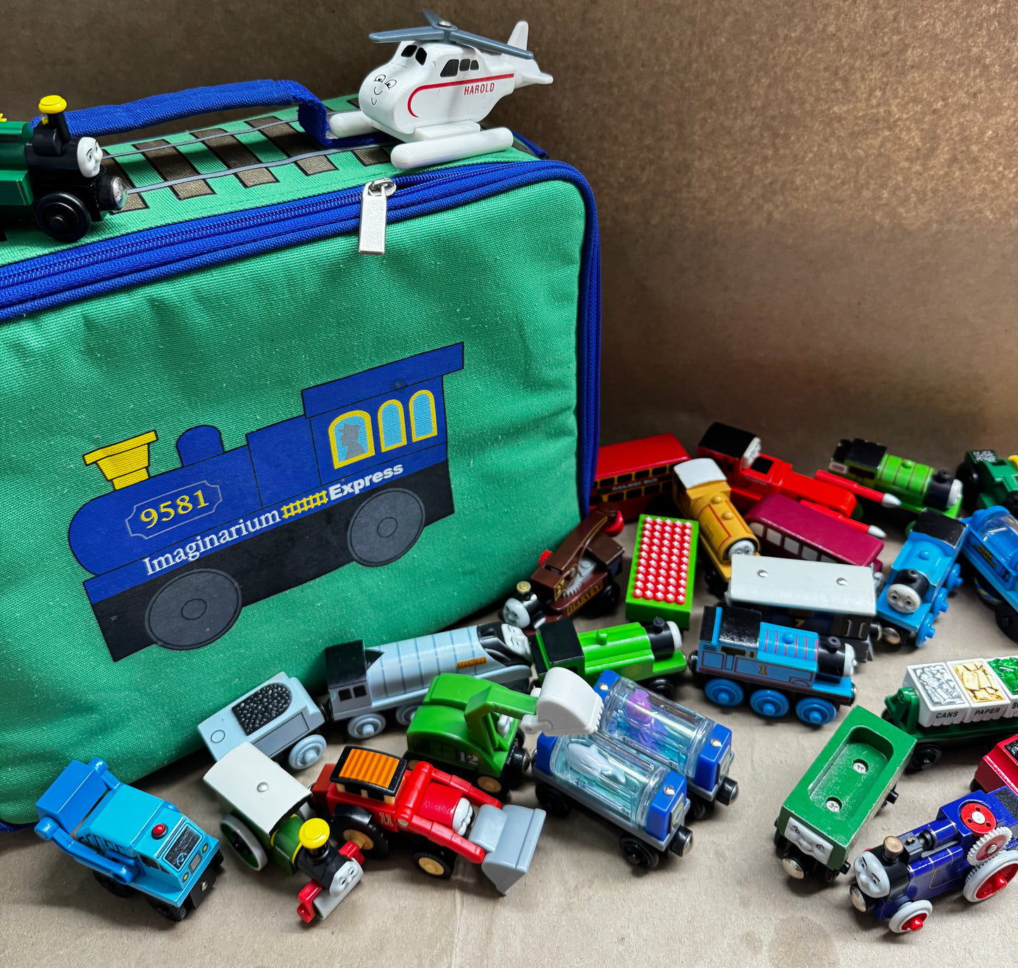 Big Lot of Trains with carry case