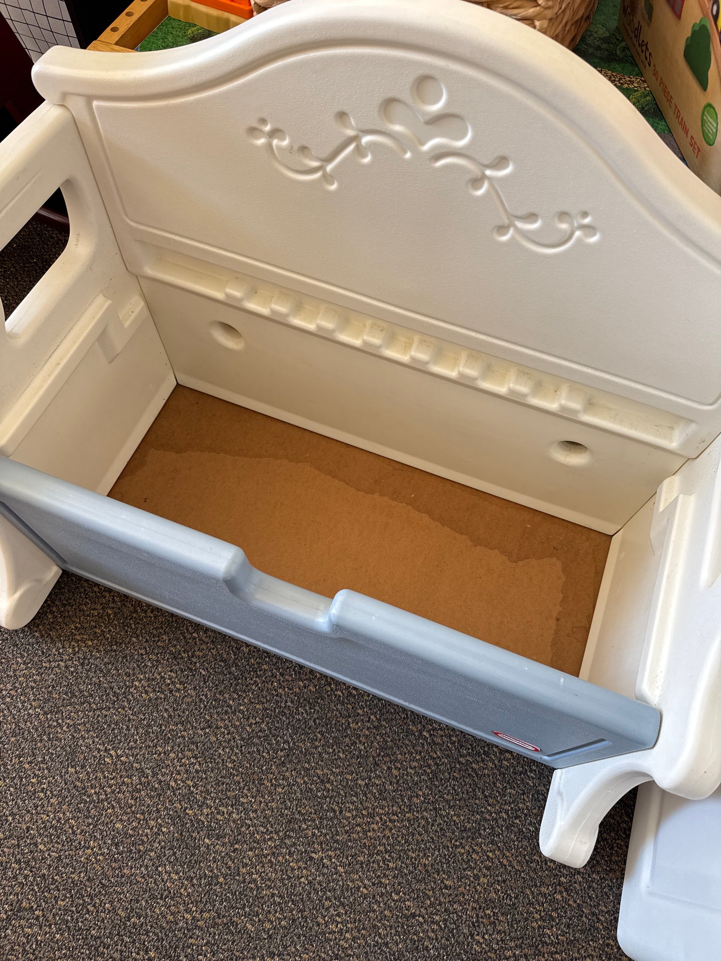 Pick up only Vintage Blue Toy Box