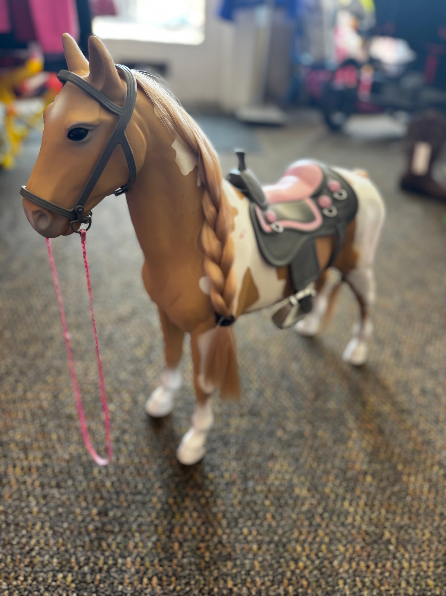 Our Generation – 18-inch Doll Horse – Palomino Paint Horse
