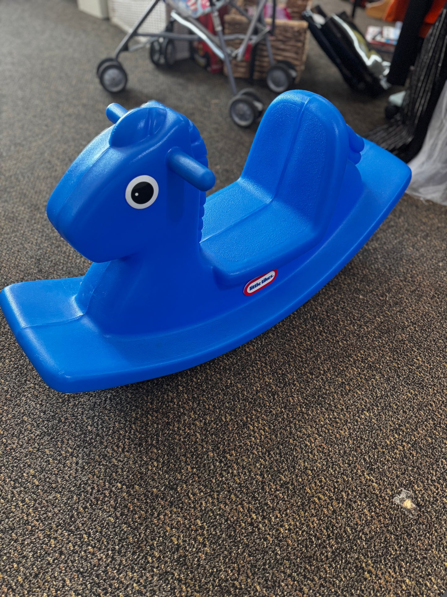 Pick up only~ Little Tikes Rocking Horse Blue