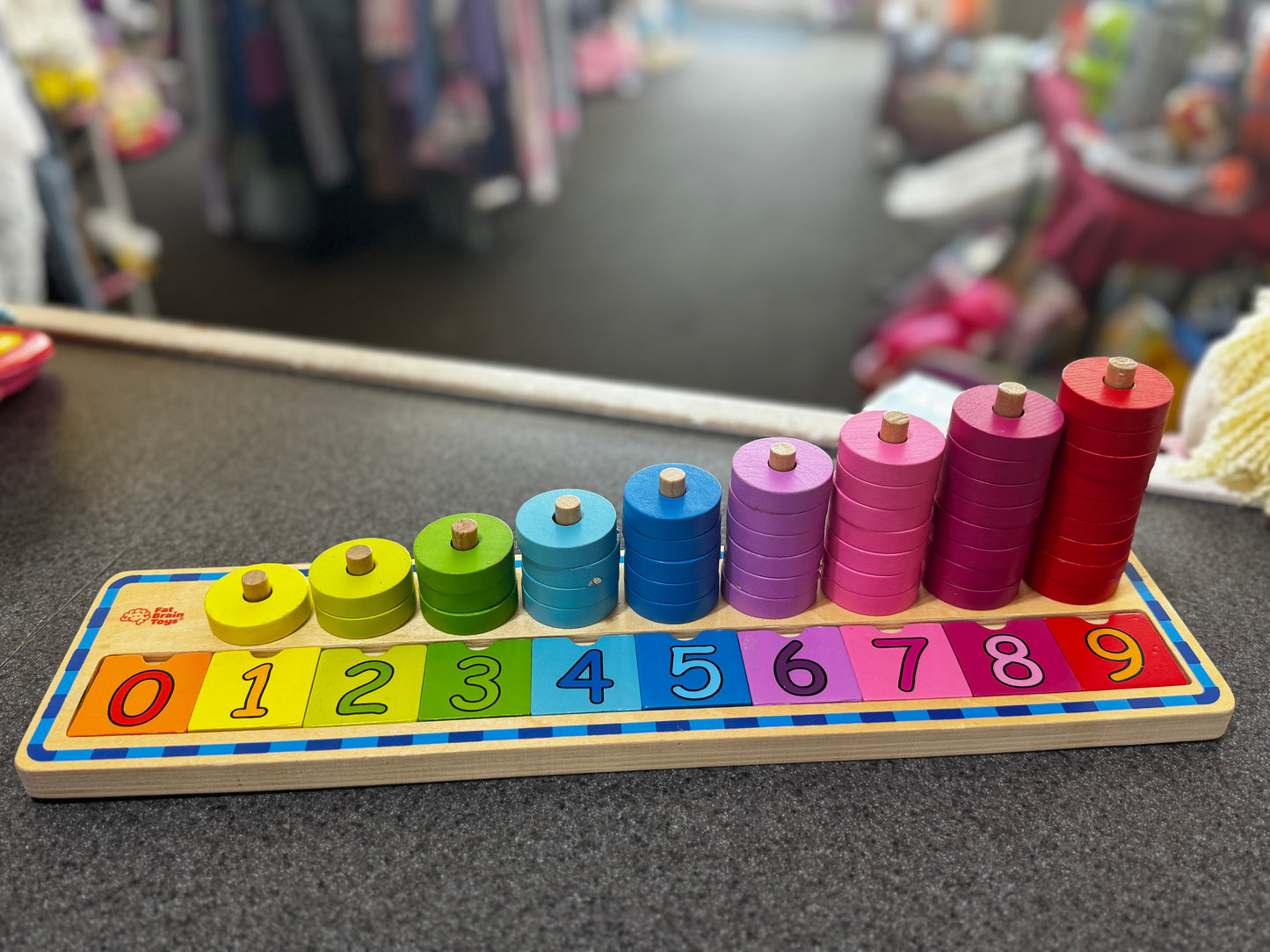 Fat Brain Toys Counting Stacker - Count and Sort Stacking