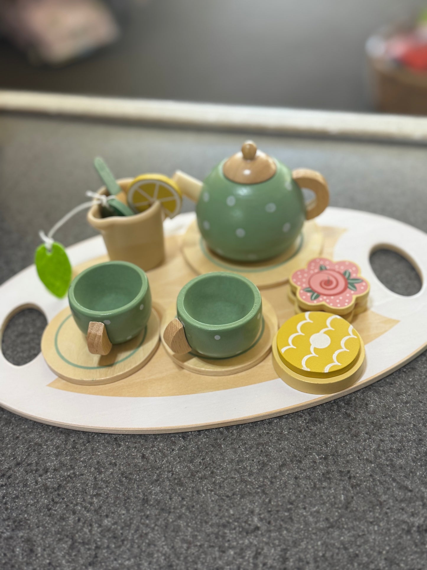 MONT PLEASANT Tea Set wood