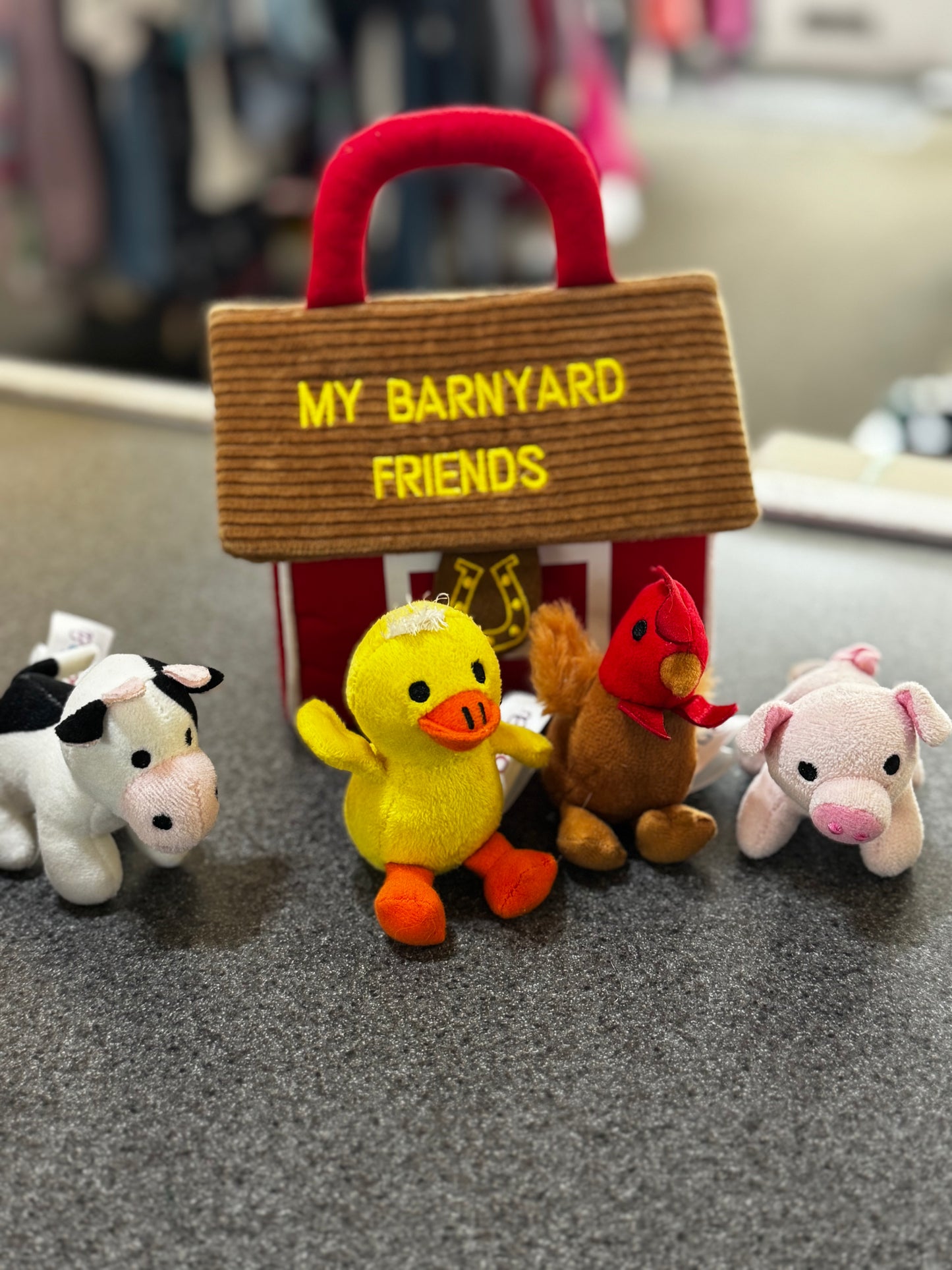 7" My Barnyard Friends Stuffed Animal set