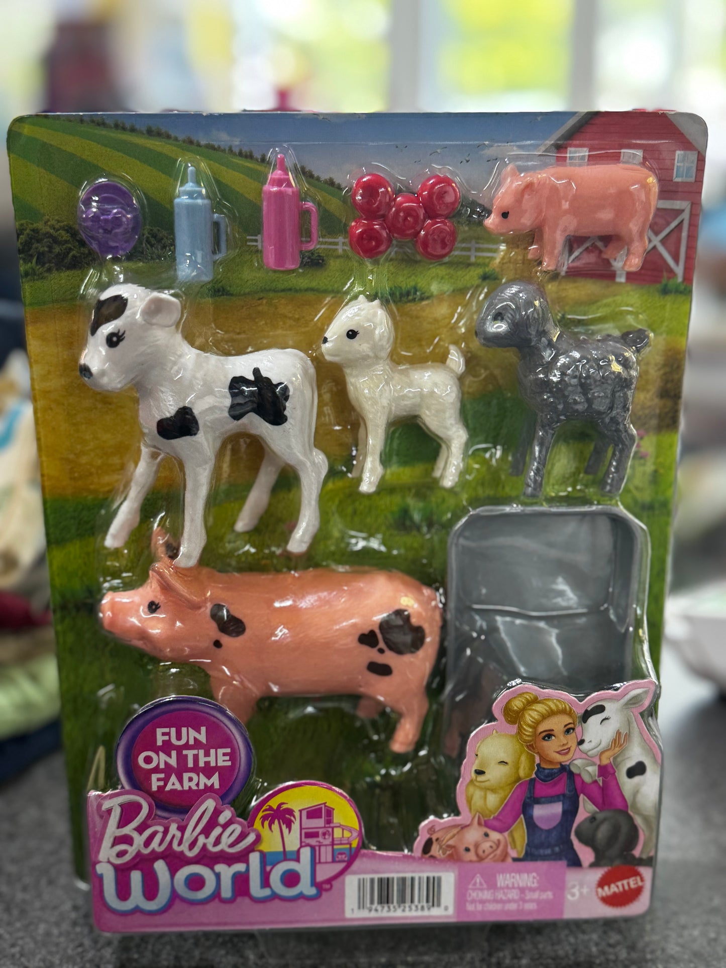 New~ Barbie World Farm Playset
