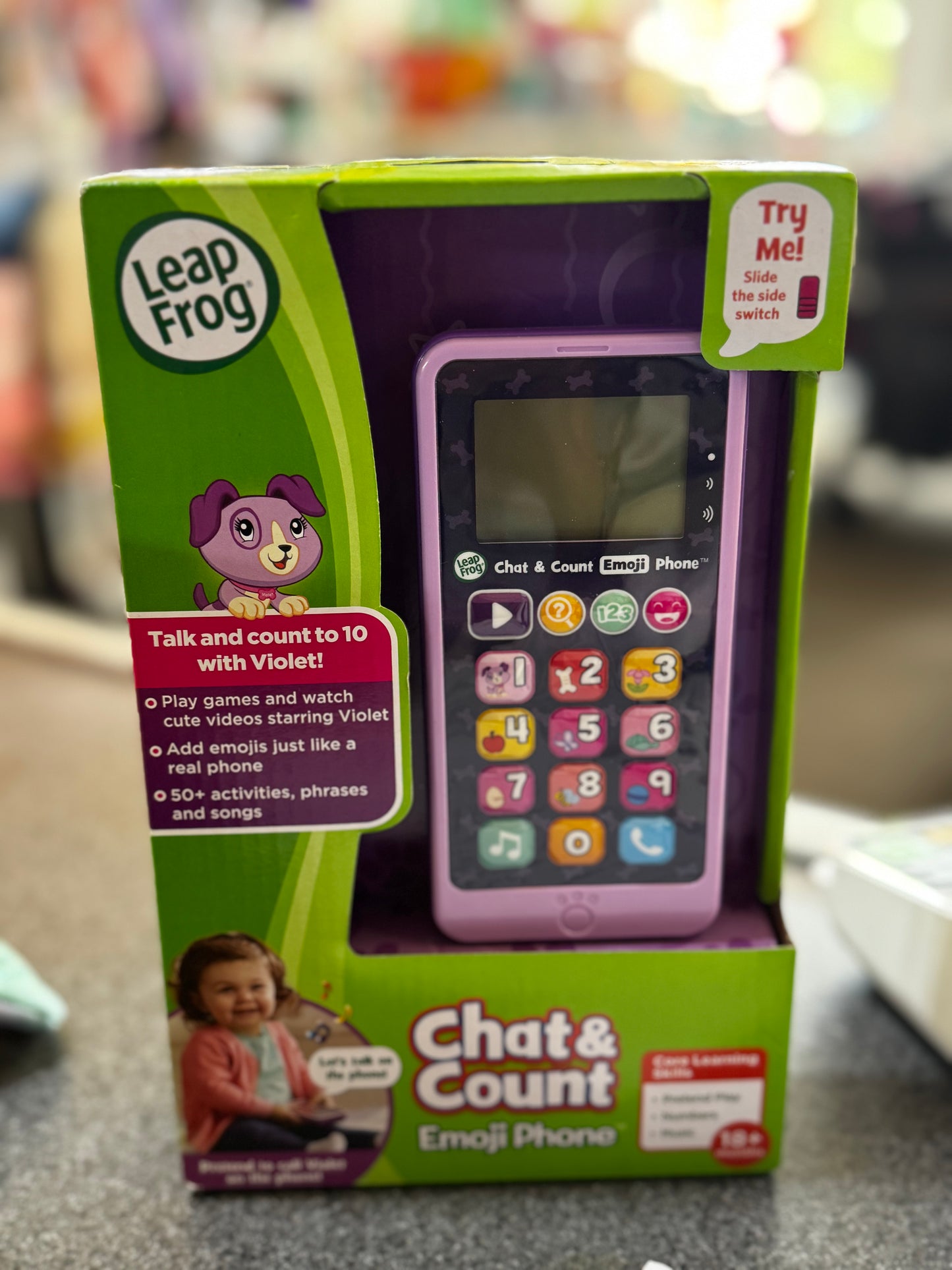 New LeapFrog Chat & Count Emoji Phone