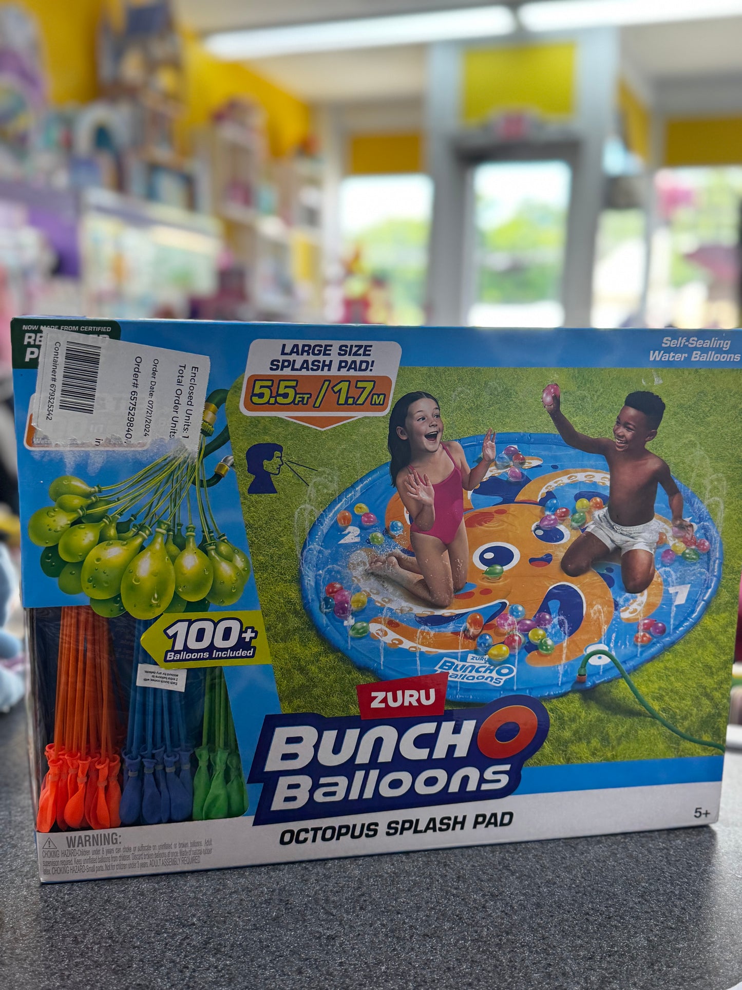 New ZURU Bunch O Balloons Octopus Splash Pad