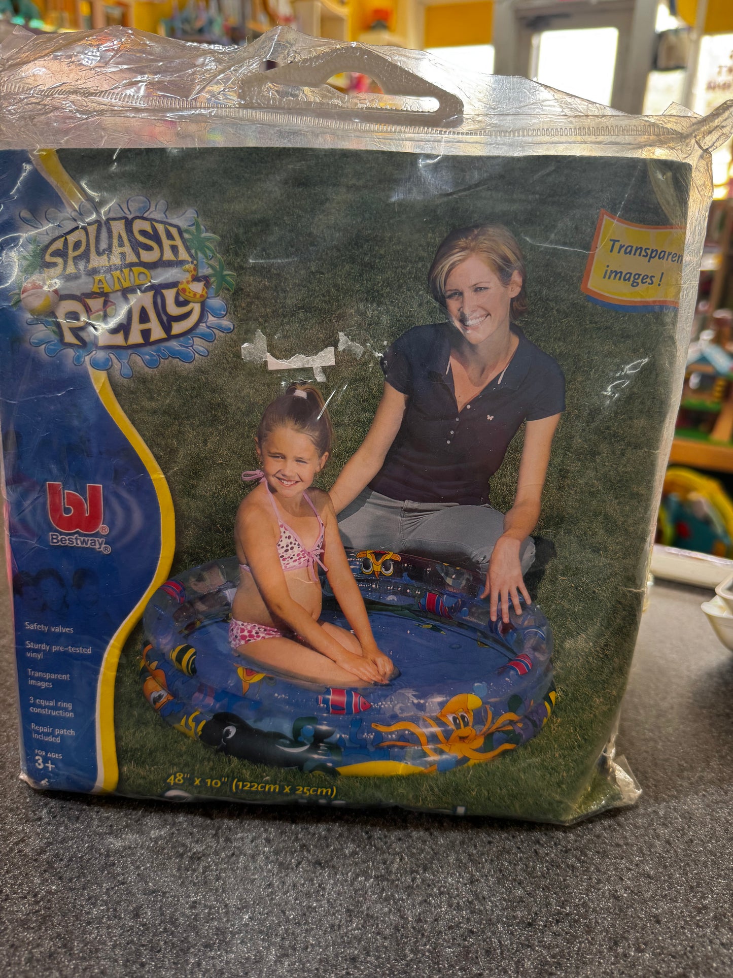 New Splash and Play blow up Pool