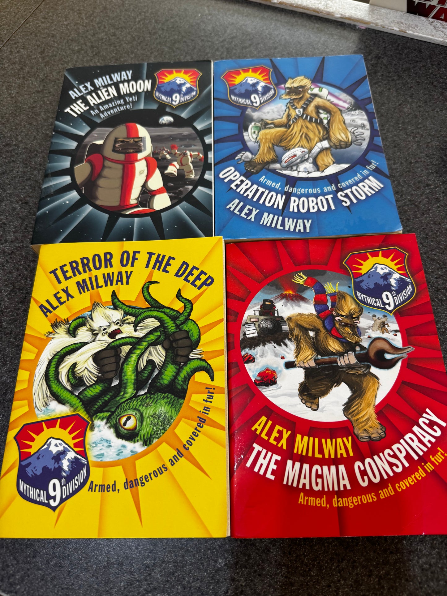 Alex Milwaukee Mythical 9th Division Book set