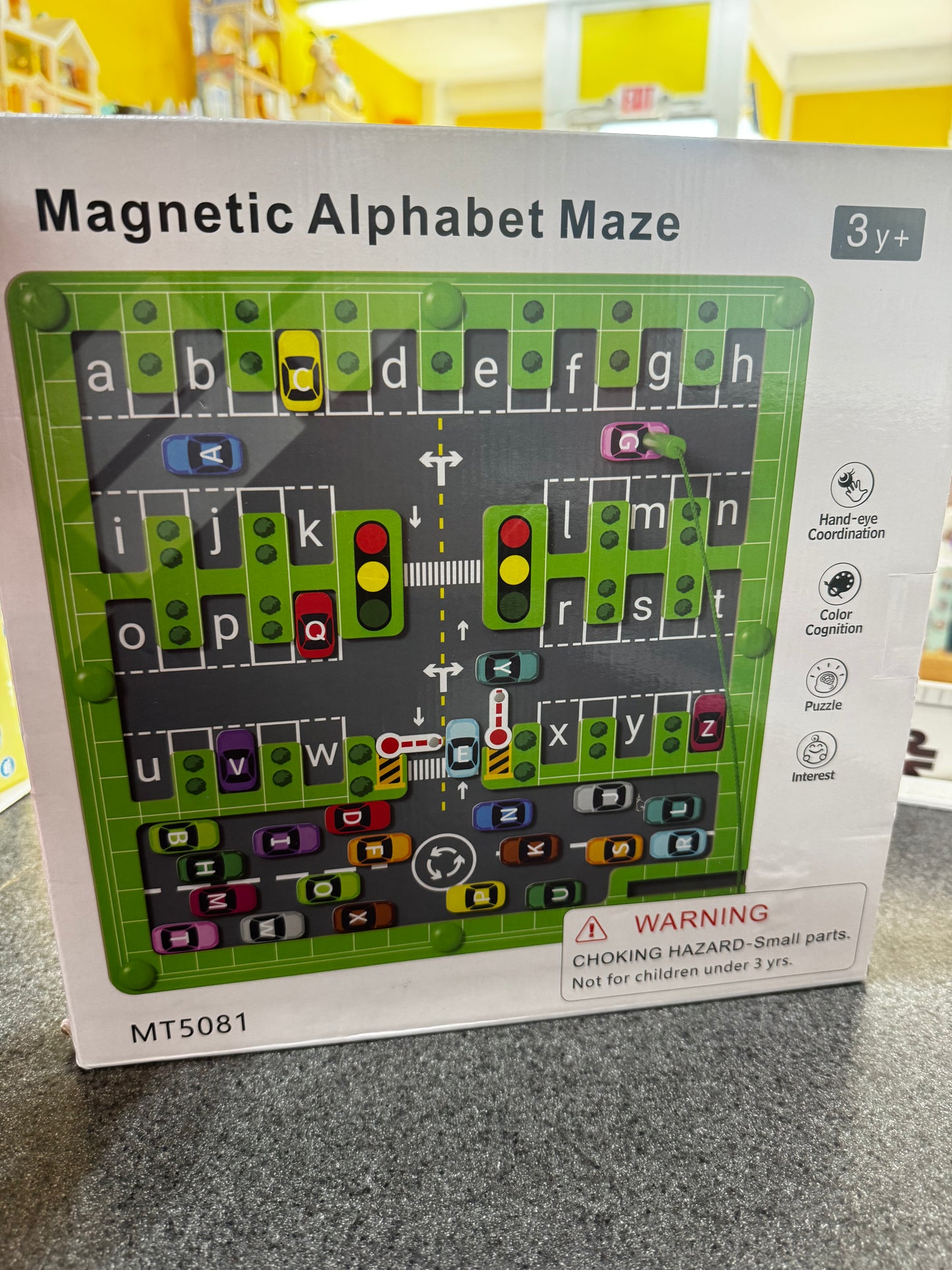 Magnetic Alphabet Maze