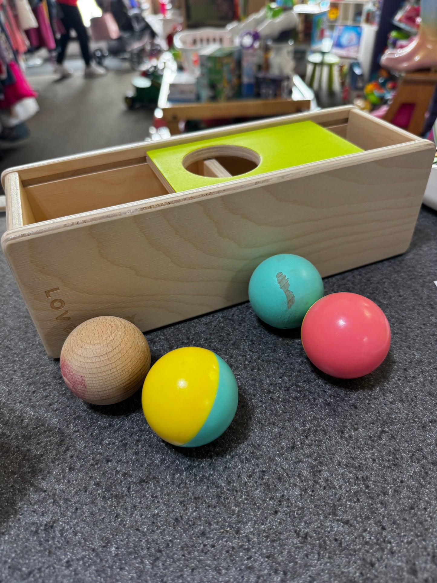 Lovevery Sliding Top Box Montessori toy