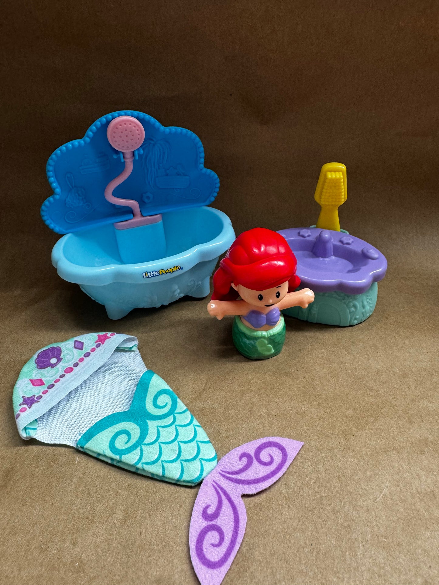 Disney The Little Mermaid Little People Bathroom play set