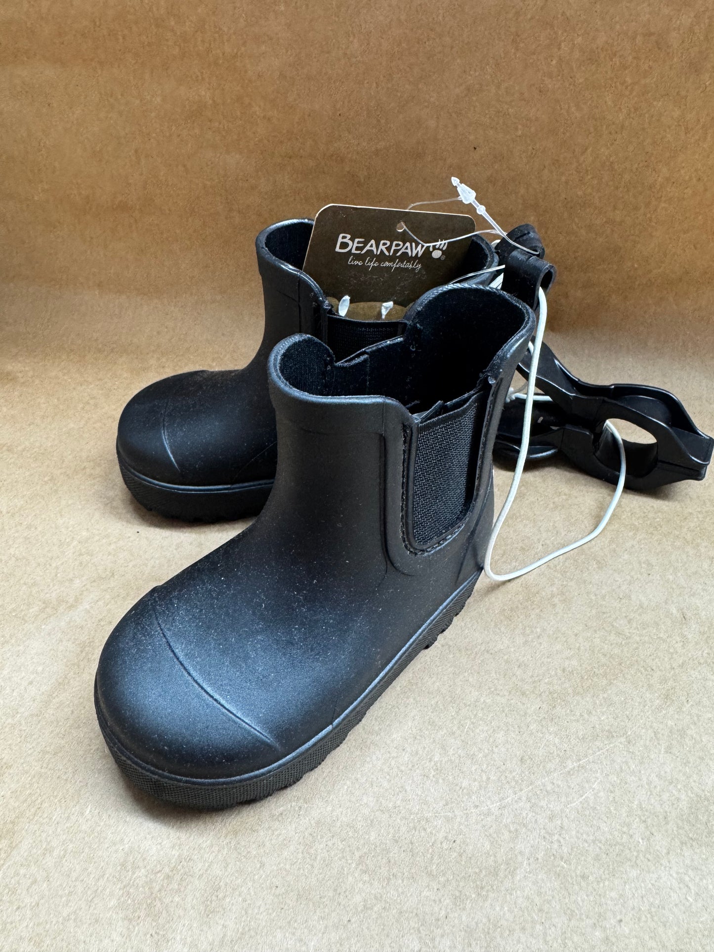 New ~ Bear Paw Baby size 3 Black Rain Boot