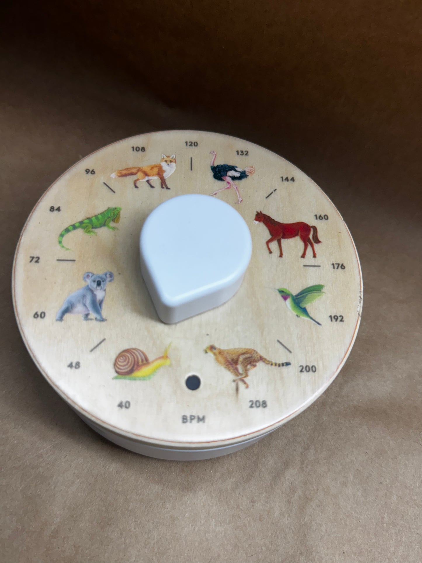 Lovevery Animal Metronome wooden musical toy