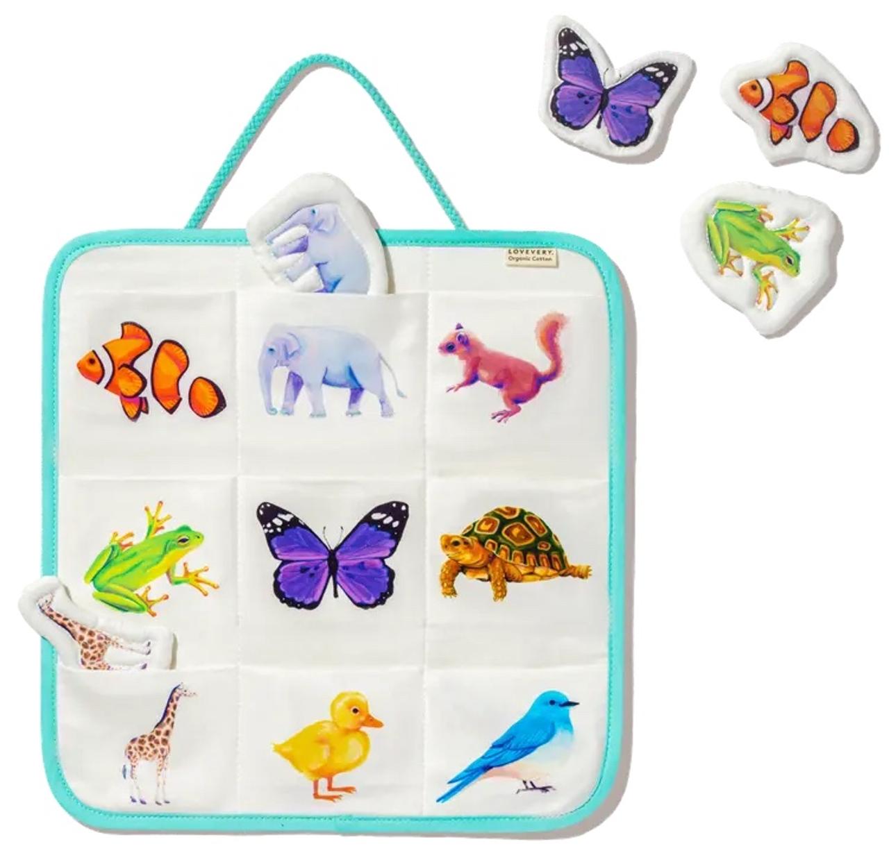 Lovevery Quilted Critter Pockets