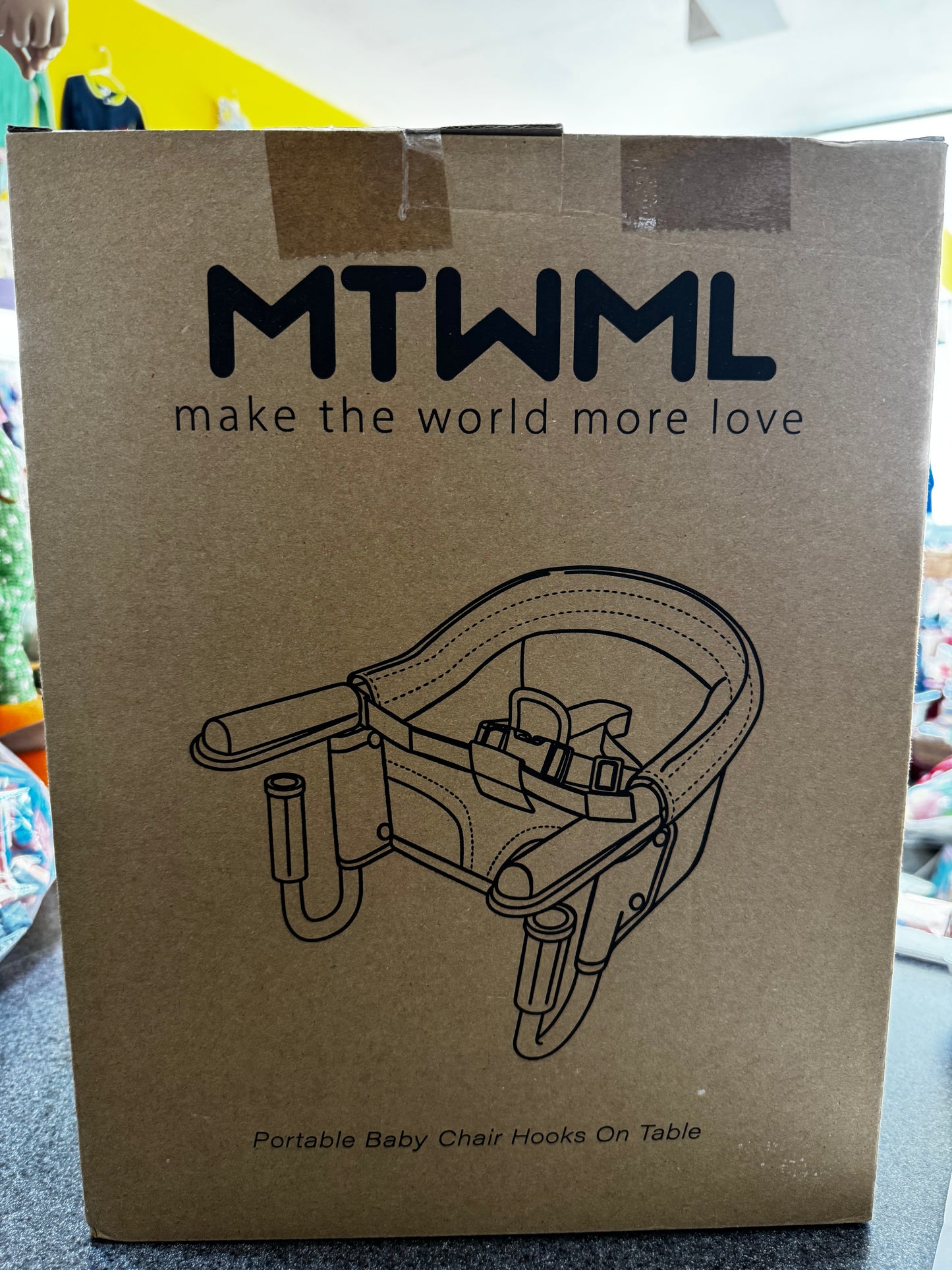 New~ MYWML feeding Chair with tray & Carry Bag