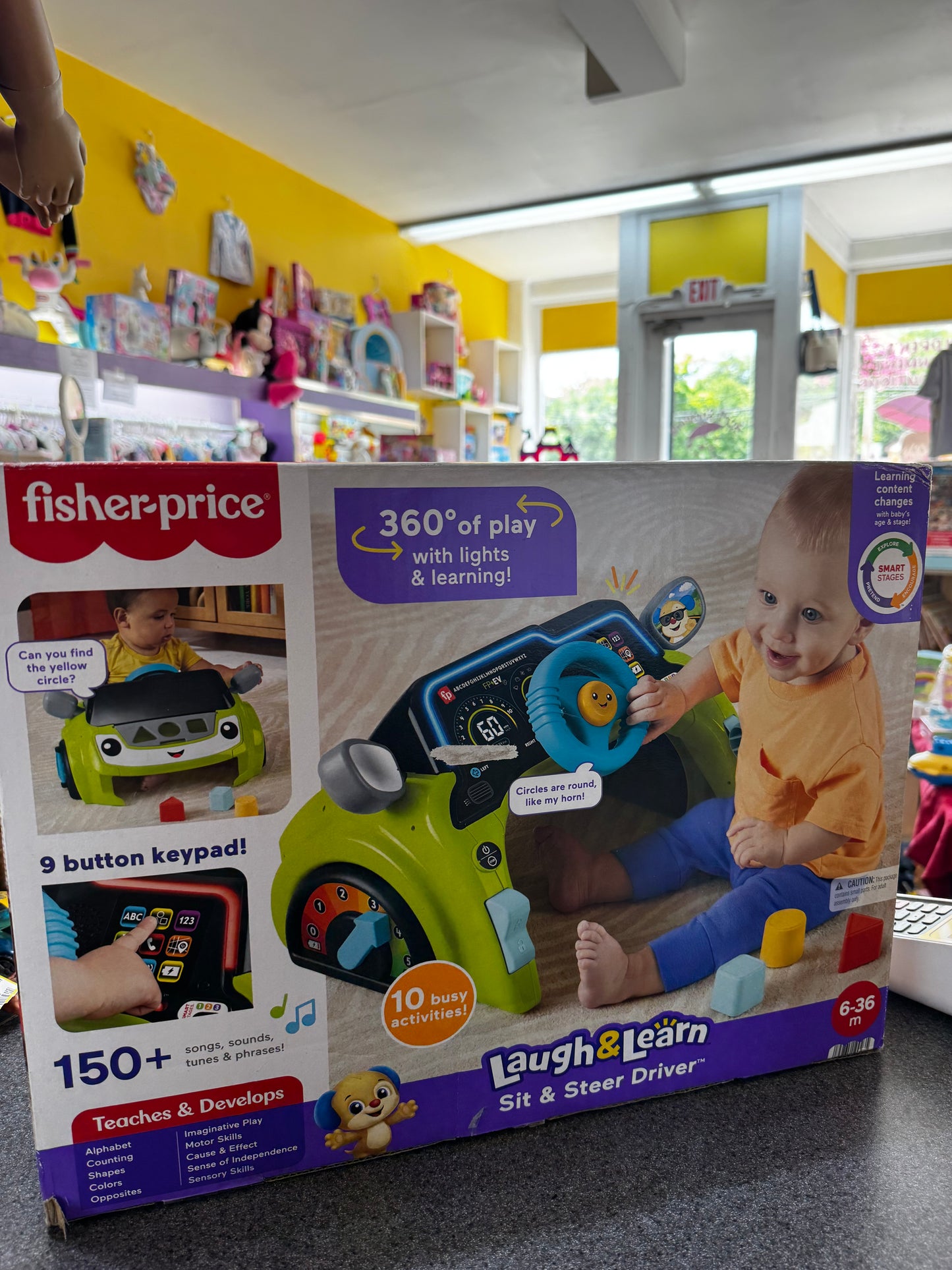 Pick up only ~ New Fisher-Price Laugh & Learn Sit & Steer Driver activity center