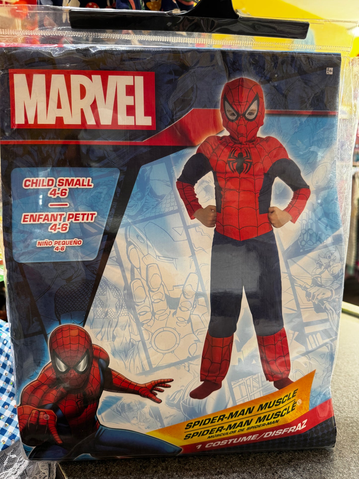 Marvel Spider-Man Muscle Costume size 4-6