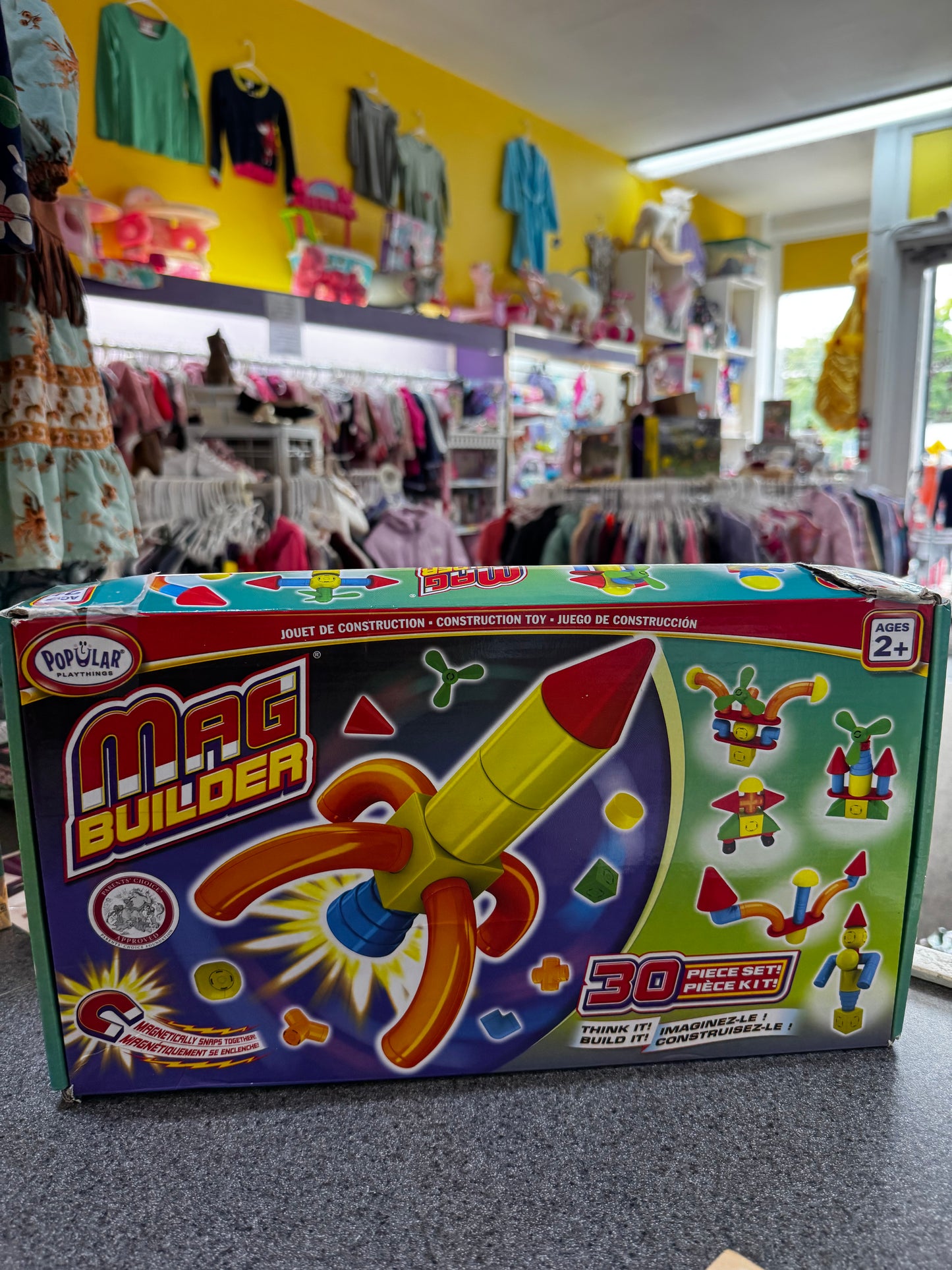 Popular Playthings Mag Builder 30-Piece Set