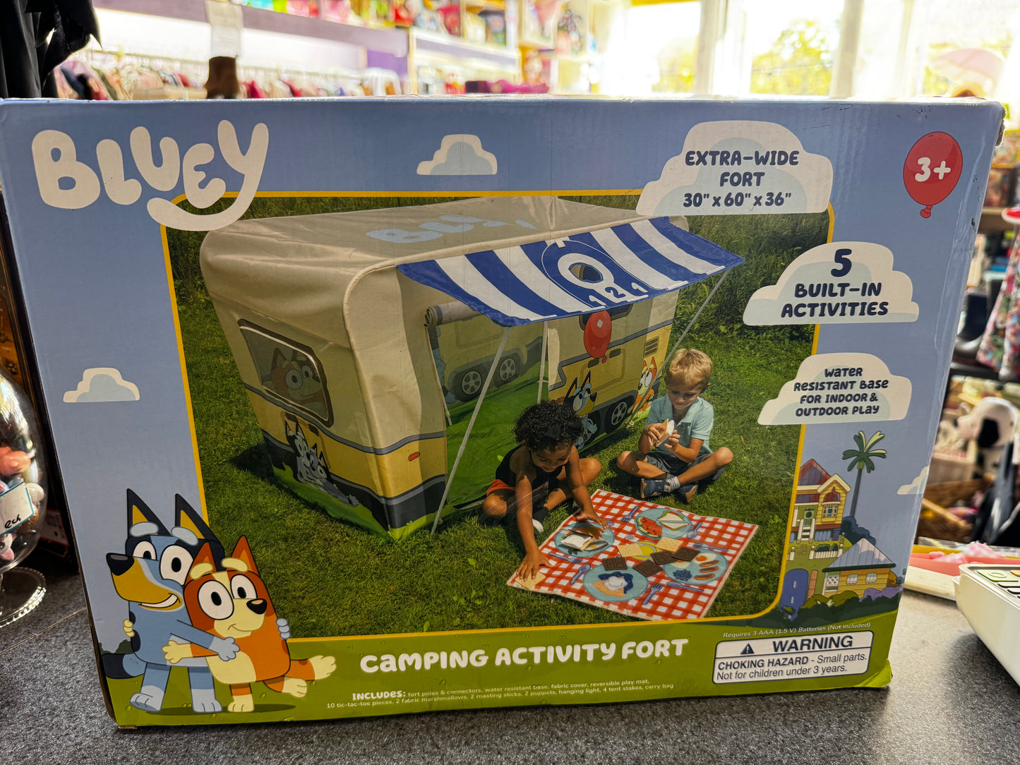 New~ pick up only~ BLUEY Camping Activity Fort