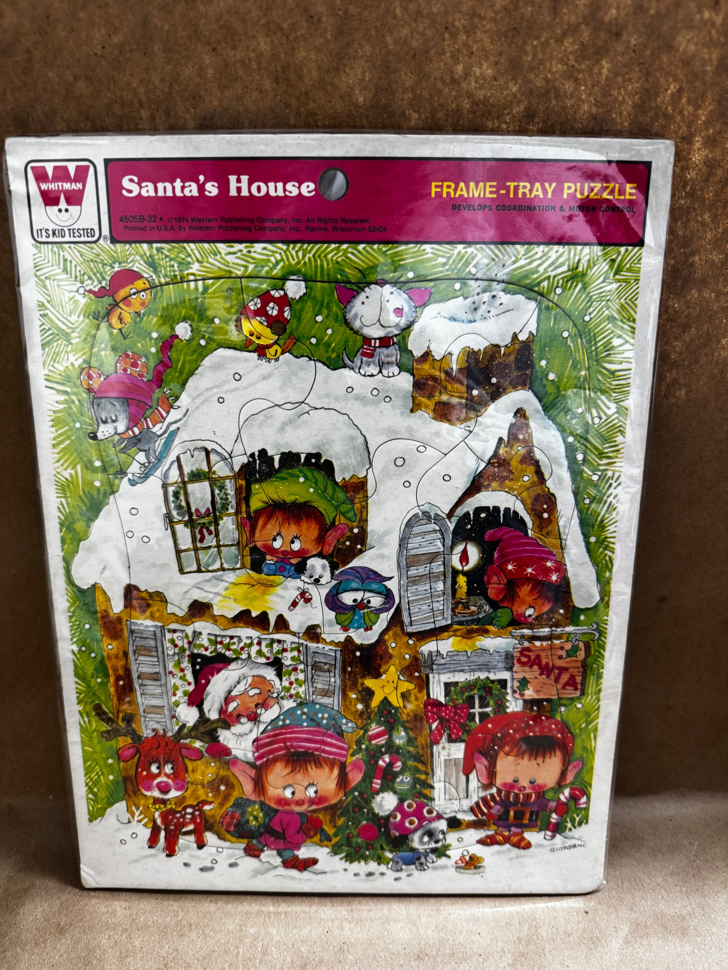 Vintage Santa’s House puzzle