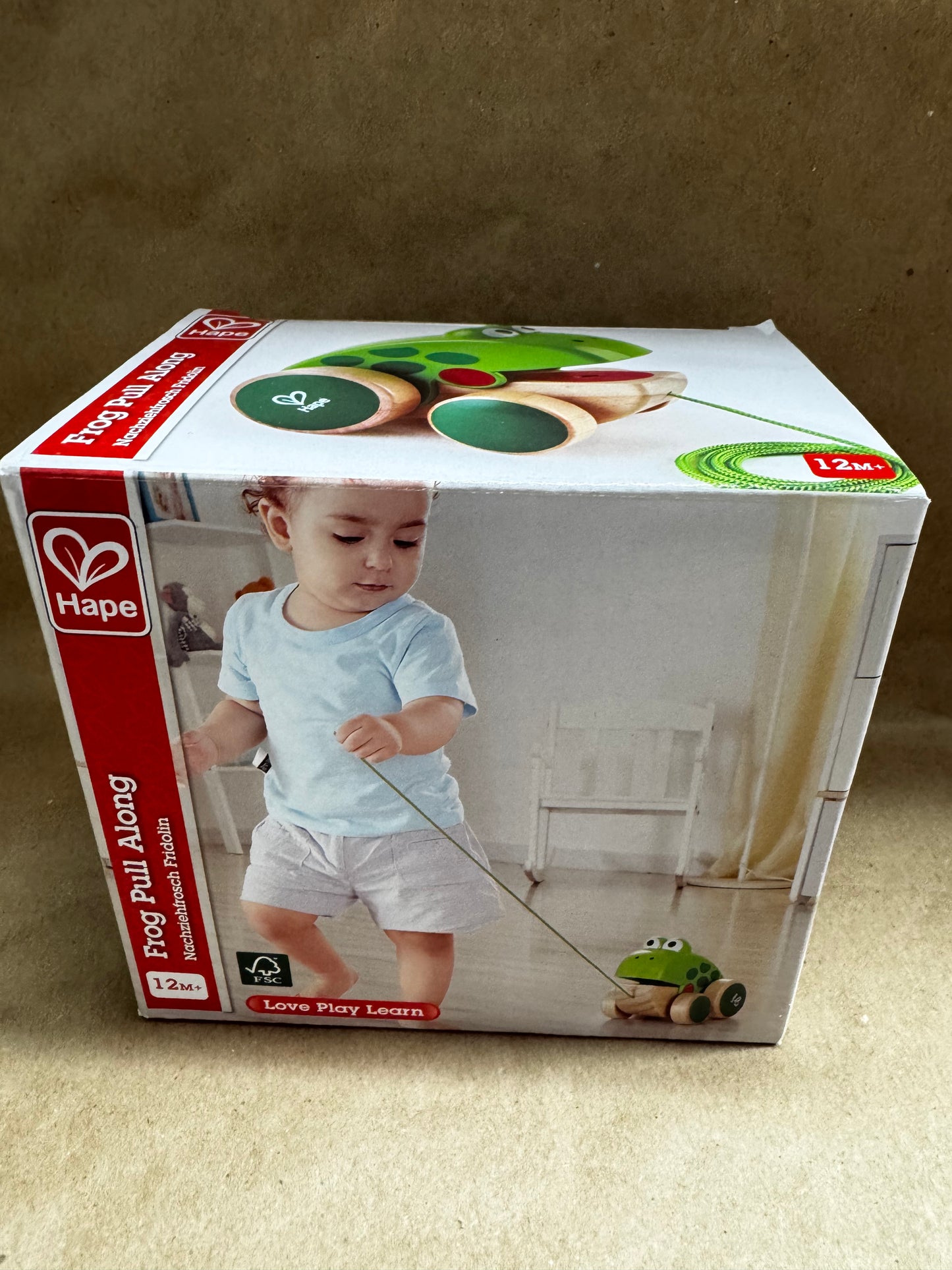 New Hape Pull Along Frog Toy