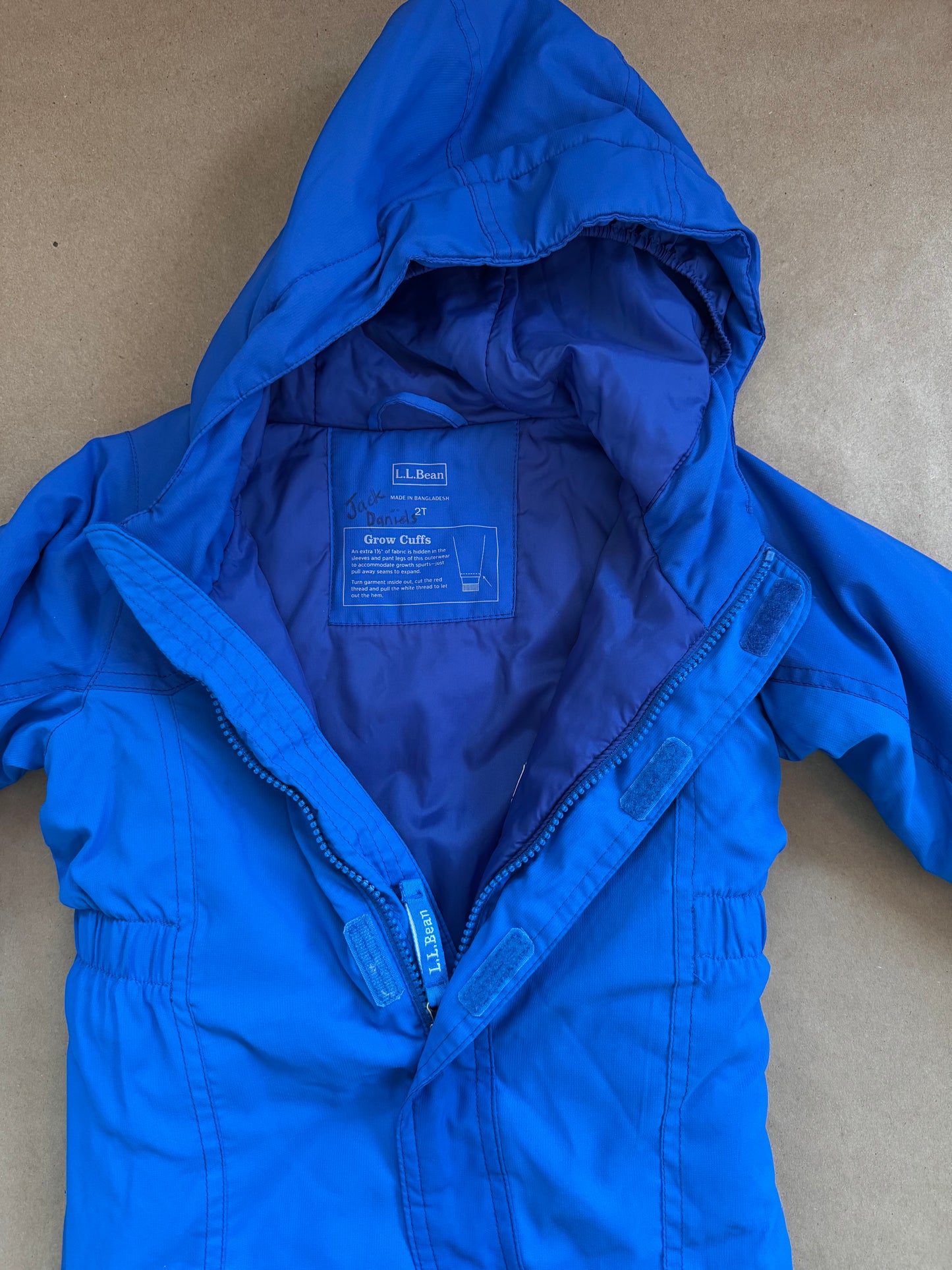 Llbean Full Piece SnowSuit Royal Blue