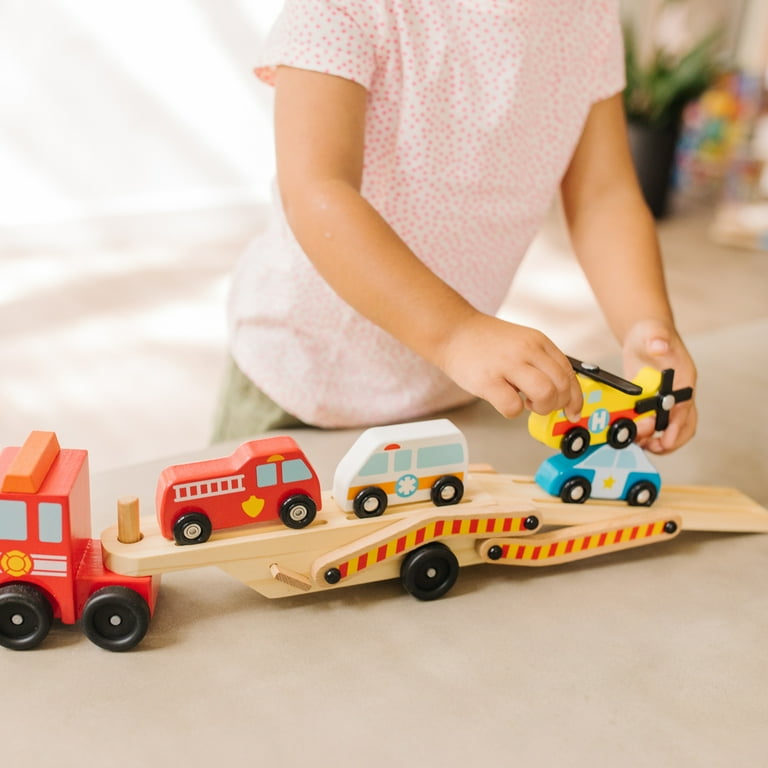 New Melissa & Doug Emergency Vehicle Carrier