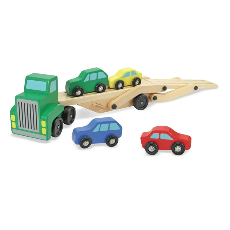 New Melissa & Doug Car Transporter (Green)