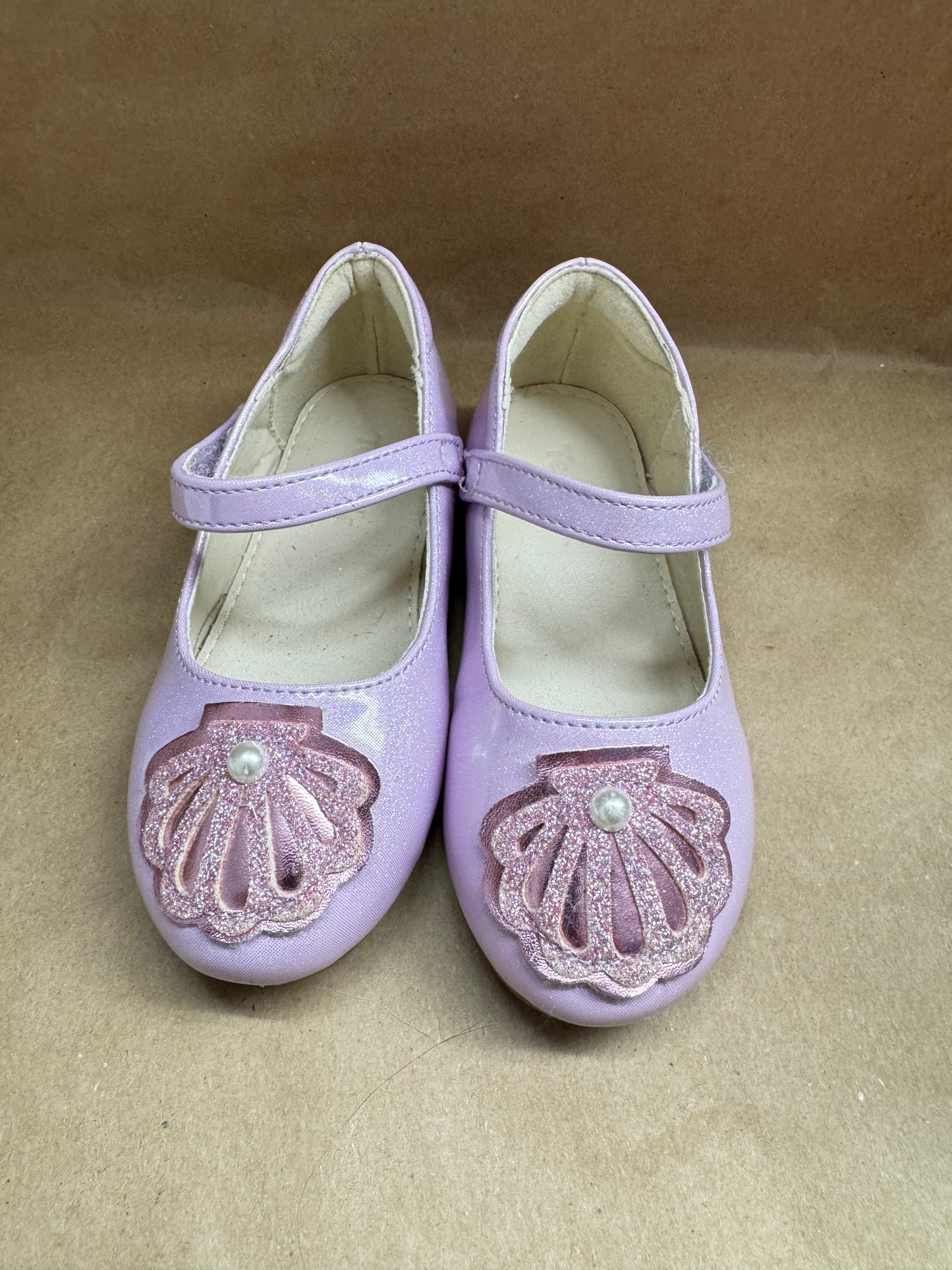 Size 8 Purple Seashell Shoes