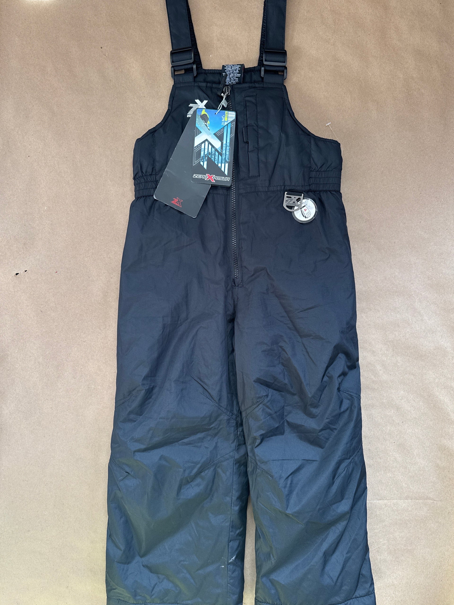 New 4T Zero Exposure Bib Snowpants