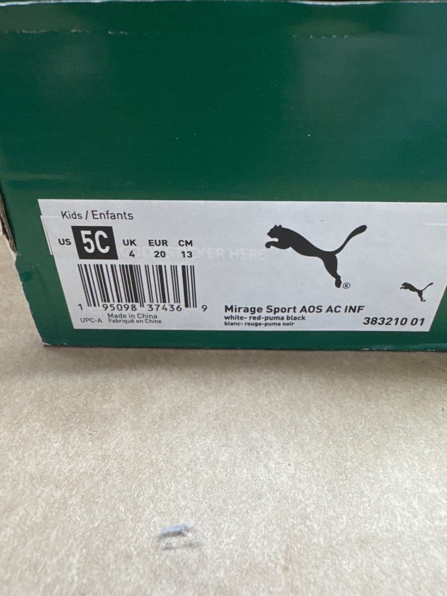 Puma Mirage Sport Aos AC INF 5C