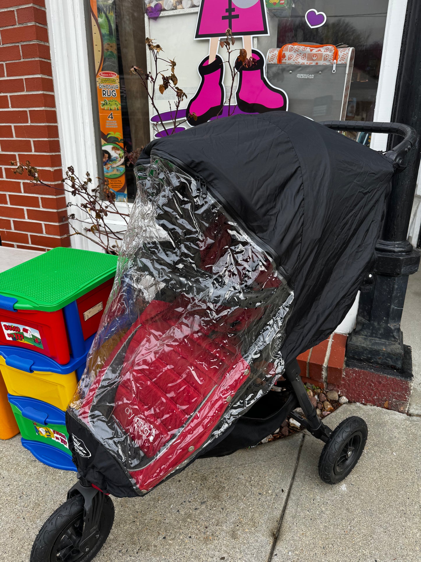 Baby Jogger Stroller City Mini (Red) W/accessories ( Pick up only)