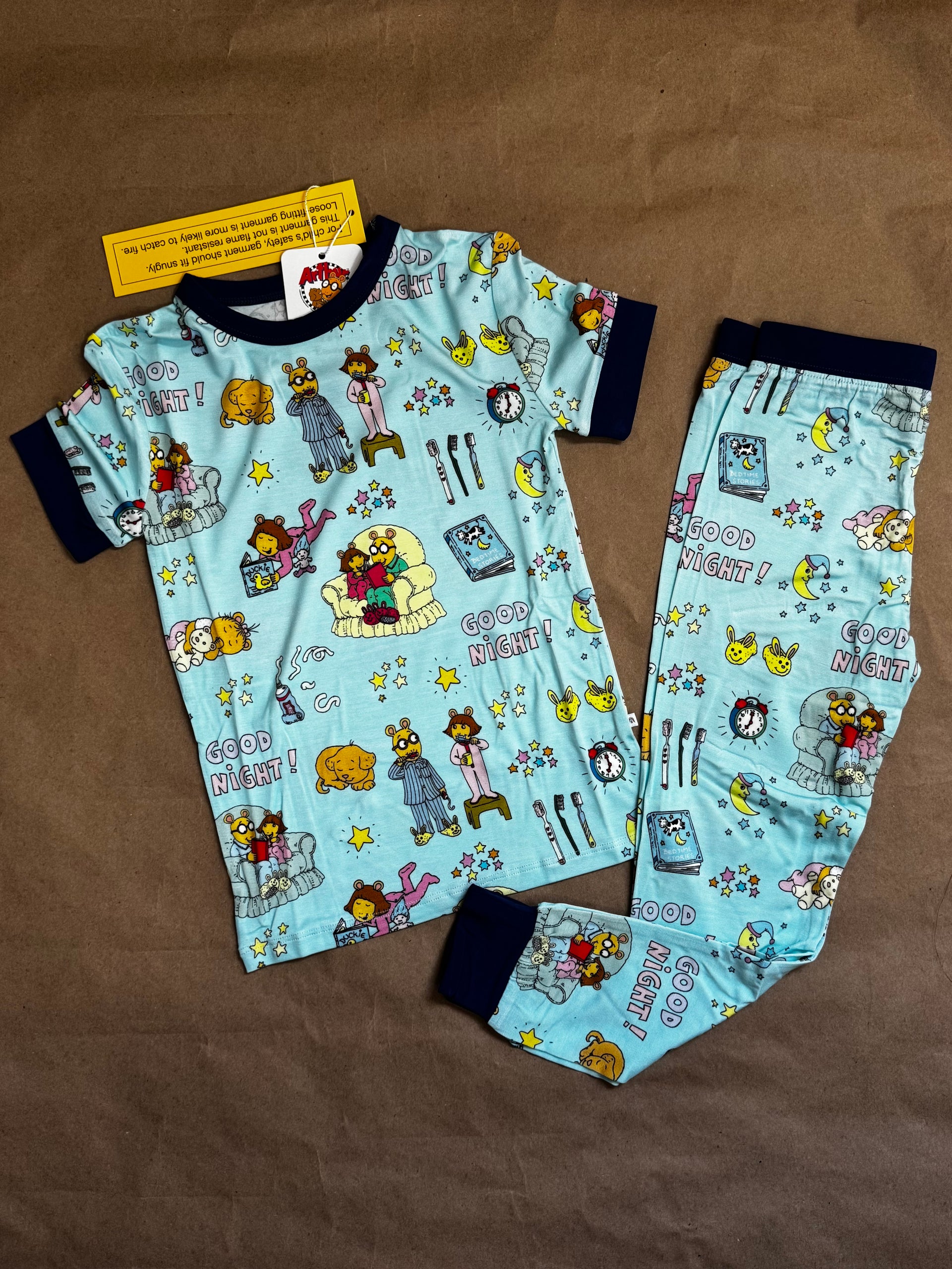New  Emerson & Friends Bamboo Arthur pj set