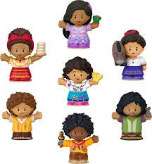 Fisher-Price Disney Encanto Little People set featuring 7 characters from the Madrigal family.