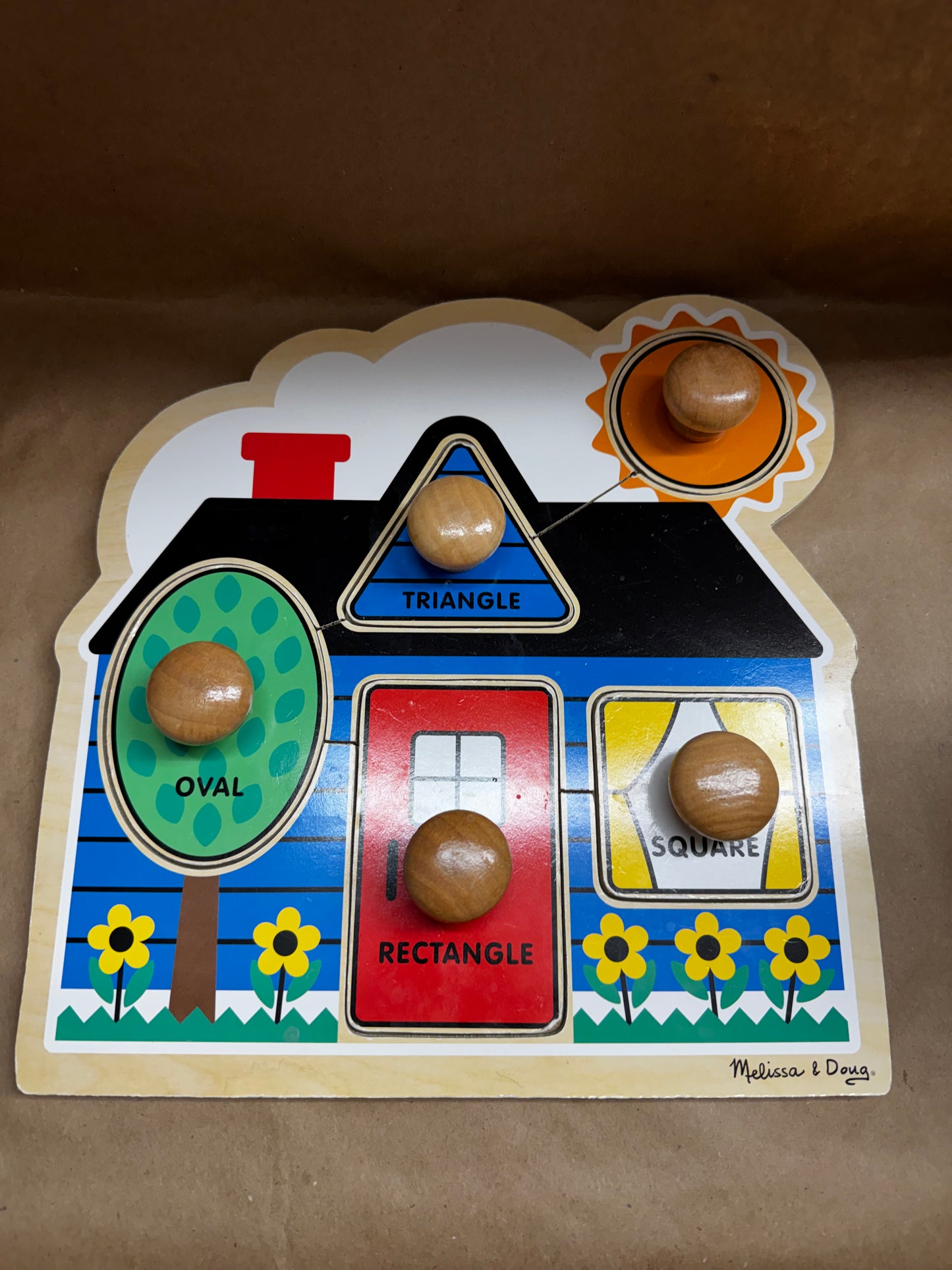 Melissa & Doug Chunky Puzzle ( House)