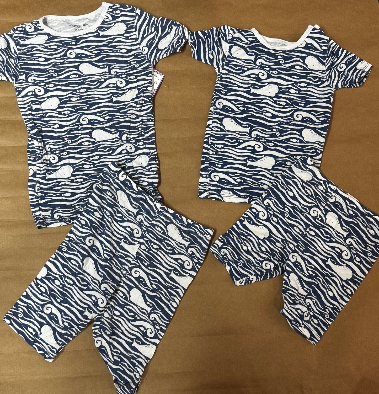 Magnetic Me Pj Set Whale Print