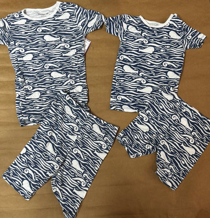 Magnetic Me Pj Set Whale Print