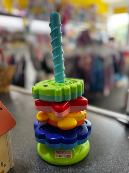 Hopscotch Lane Spinning Stacker toy