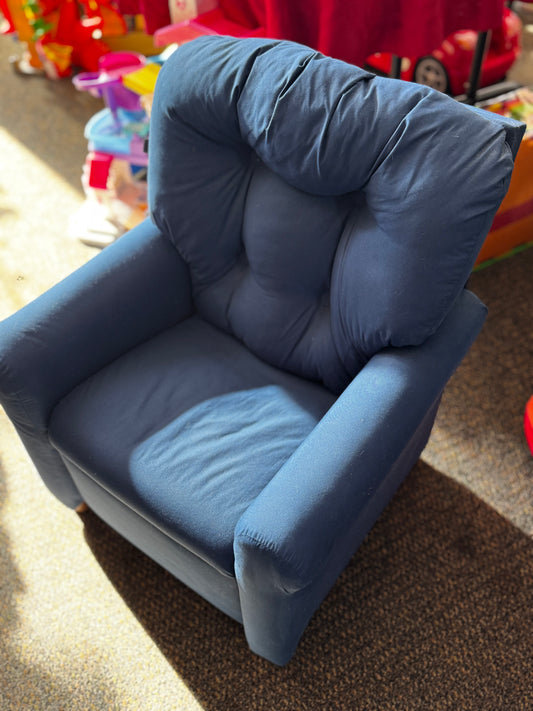 Kids Recliner Chair (Navy)