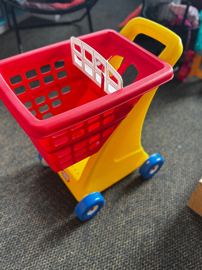 Little Tikes plastic shopping cart
