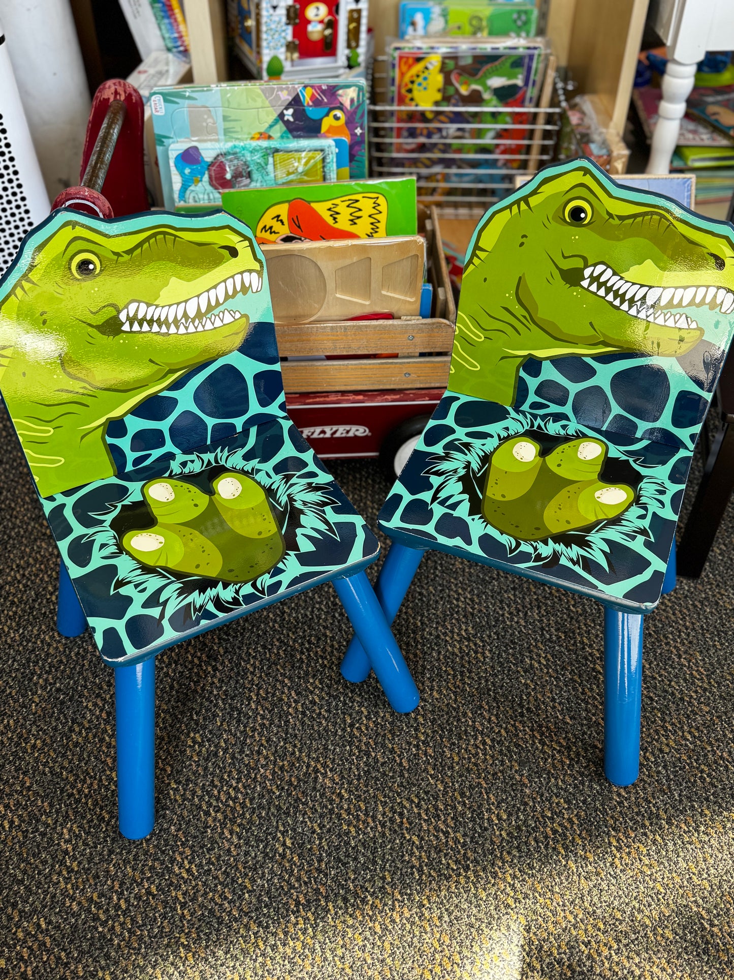Pick up only set of Dino chairs