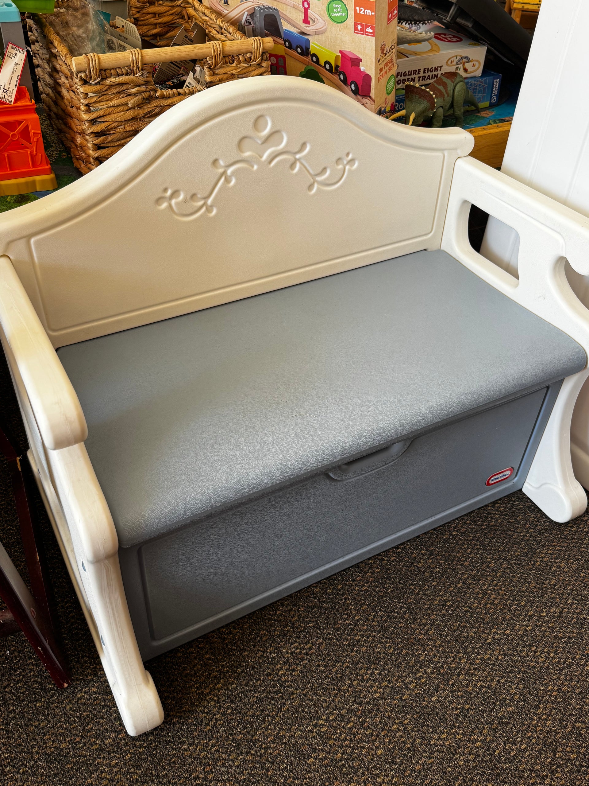 Pick up only Vintage Blue Toy Box