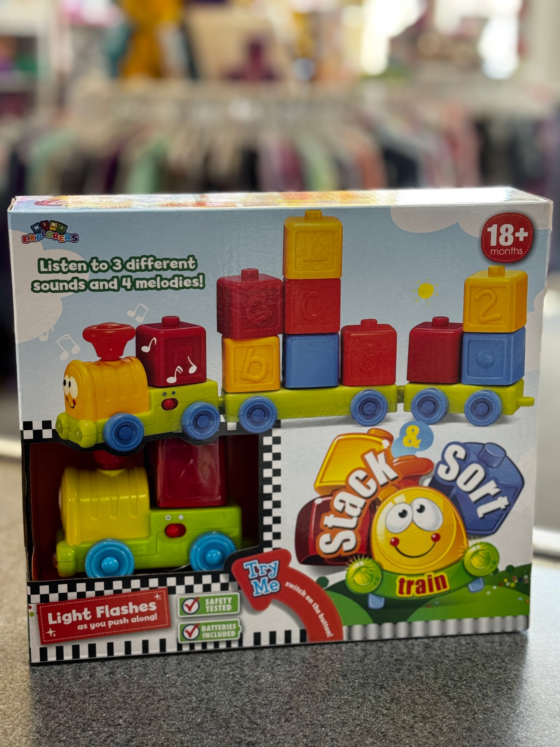 New stack & Sort Train  blocks