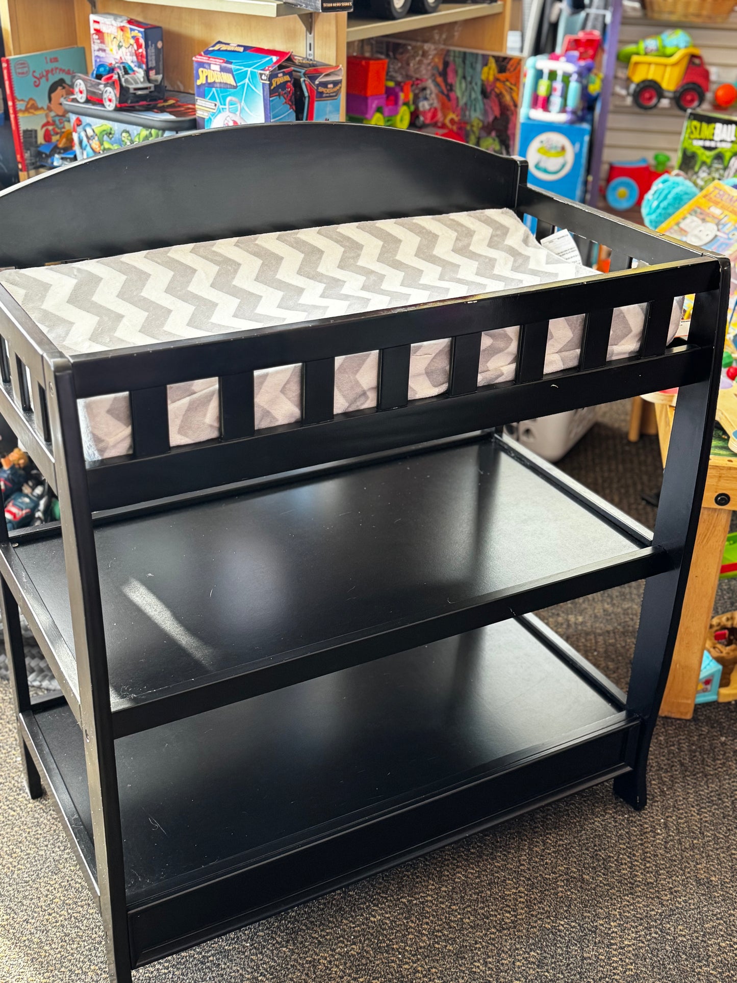 Delta Black Changing Table (Pick up only)