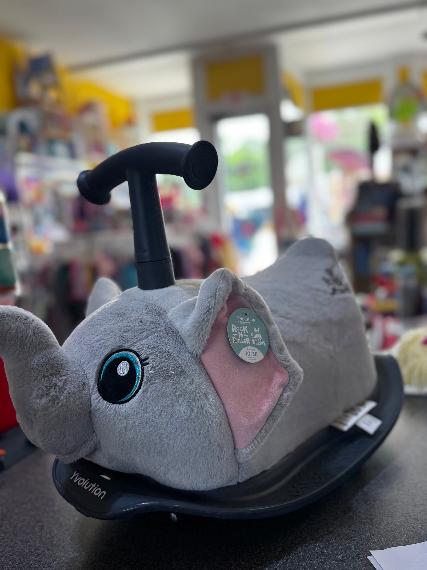 Pick up only~ New 2-in-1 Elephant Plush Ride-On Toy