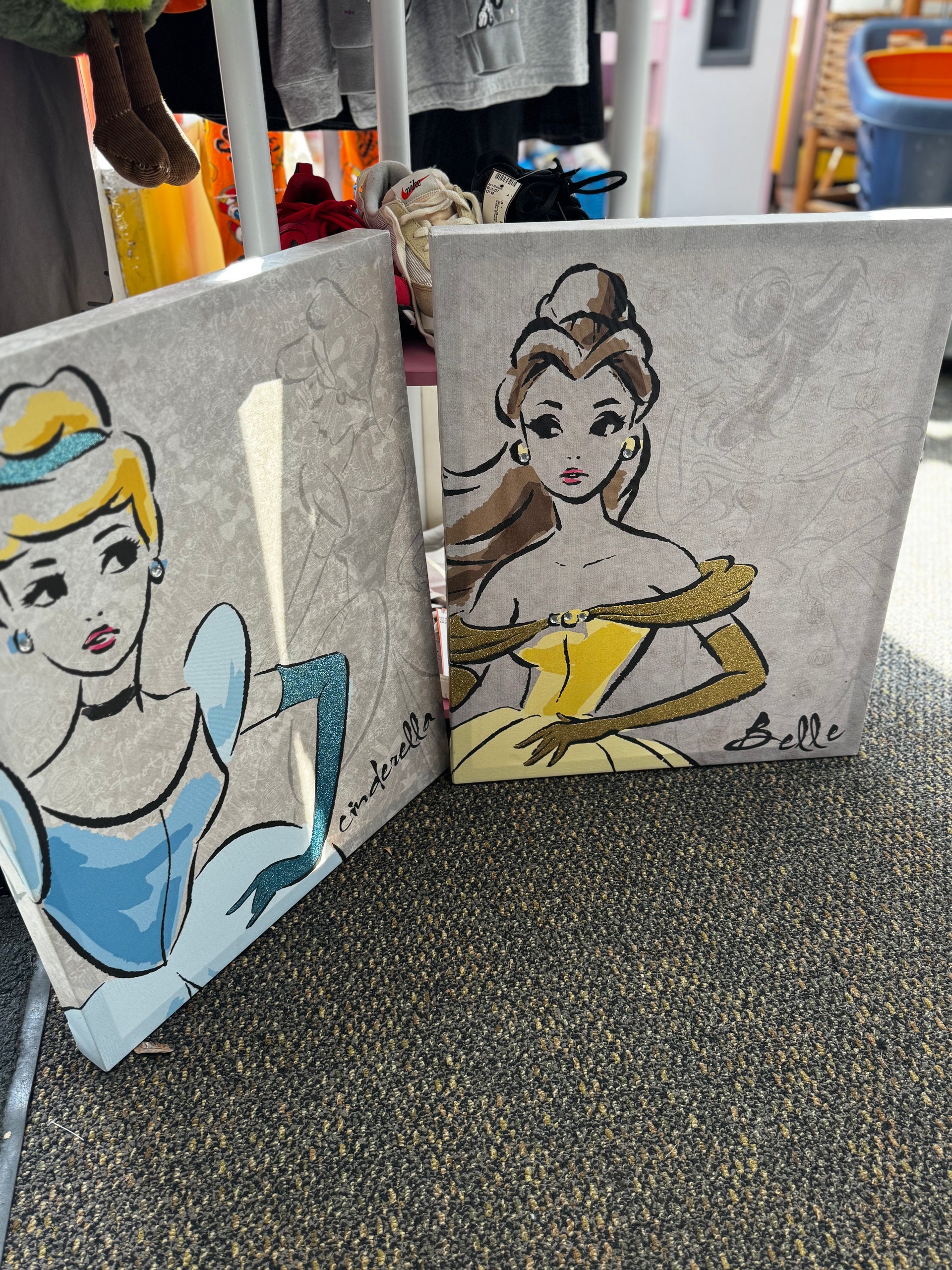 Pick up only~ Disney Princess Canvas Art