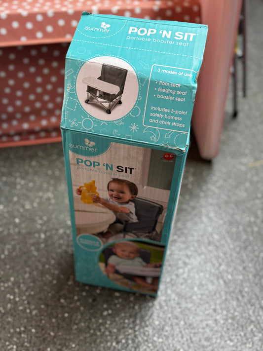 Pick up only~ Summer Infant Pop 'N Sit Portable Booster Seat –  aprilshowersri