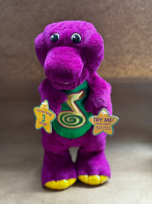 New ~ Barney Dinosaur Dino Dance Singing Talking 13" Fisher Price