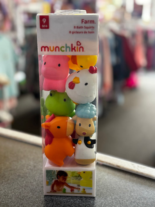 New Munchkin Bath Squirt toys (Farm)